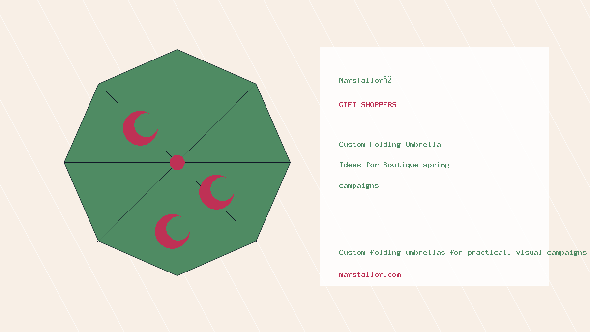 Floral custom folding umbrella gift for gardeners and plant lovers
