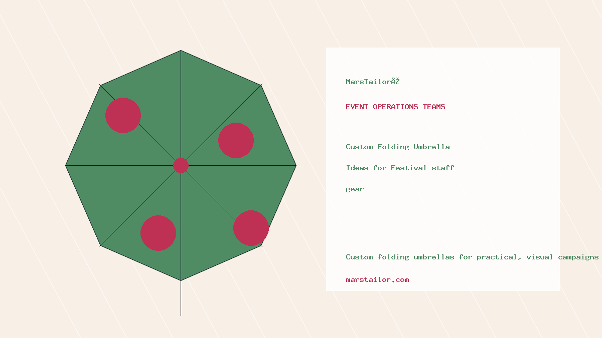 Custom branded folding umbrellas for churches and faith community outdoor events