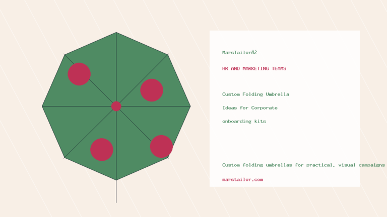 Custom Folding Umbrella Ideas for Corporate Onboarding Kits
